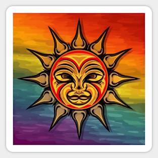 SUN FACE Sticker